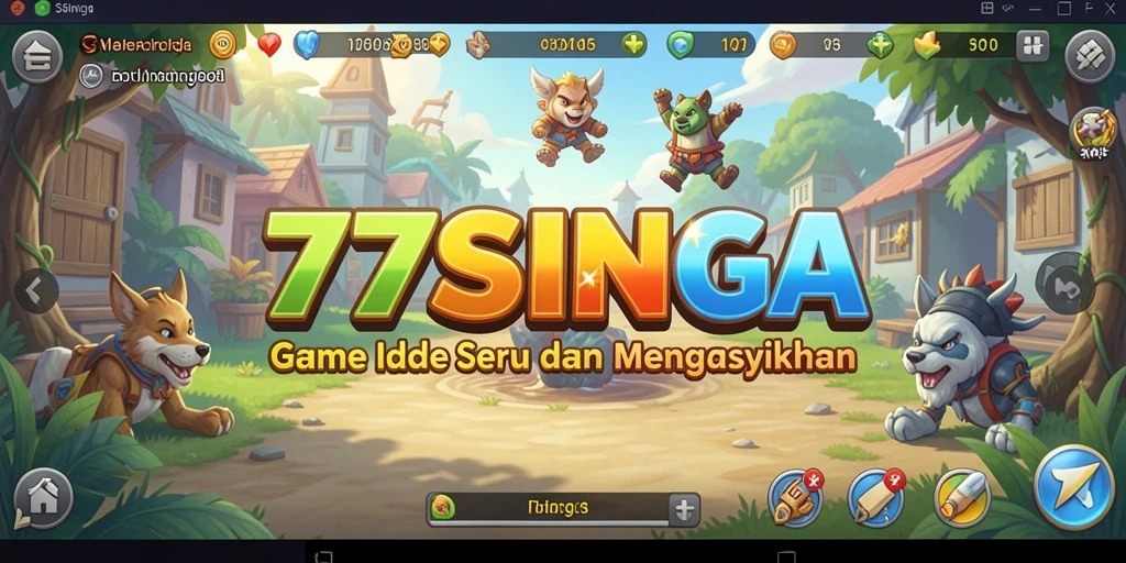 Screenshot dari gameplay 77SINGA menunjukkan proses pengembangan kerajaan yang menarik.
