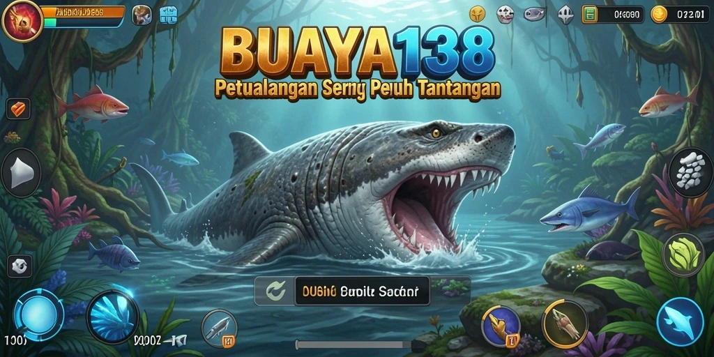 Tampilan gameplay seru dari BUAYA138 dengan berbagai tantangan petualangan.