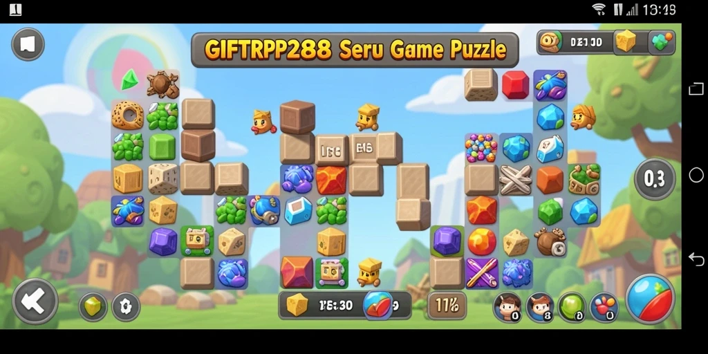 Tangkapan layar menampilkan gameplay seru dalam GIFTRP288.