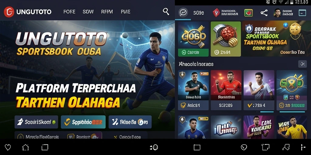 Tampilan menarik dari gameplay Sportsbook UNGUTOTO yang dinamis.